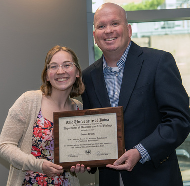 Emma Brooks and Dr. Justin Sipla