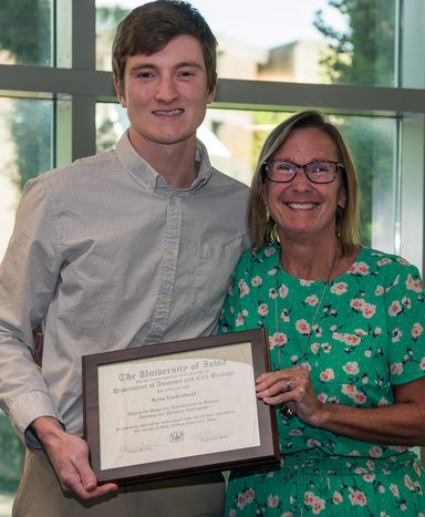 Ryan Gudenkauf and Dr. Kathy Andersen