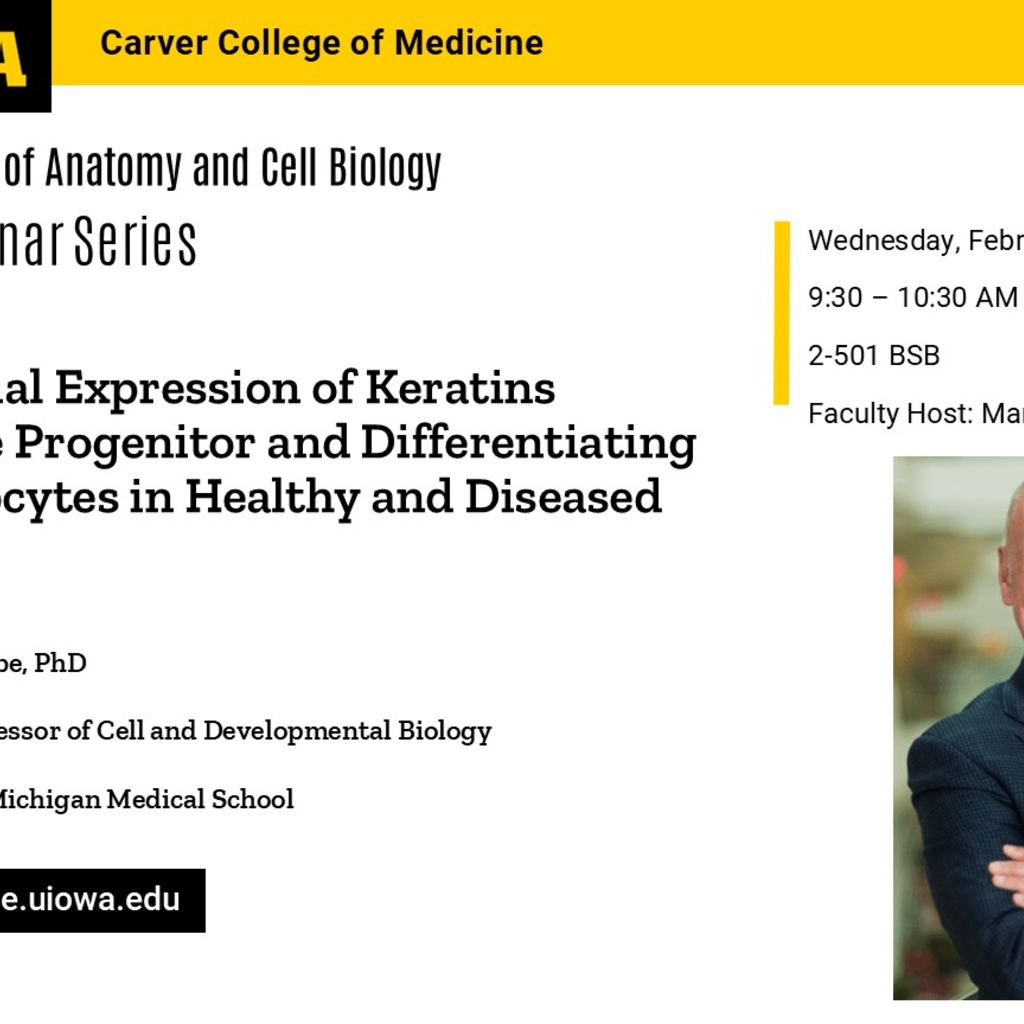 ACB Seminar Series - Dr. Pierre Coulombe promotional image