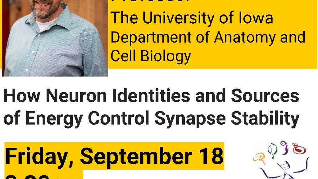 Biology Seminar: "How Neuron Identities and Sources of Energy Control Synapse Stability" promotional image